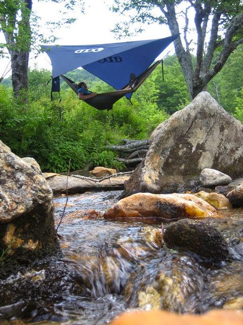Sleeping in a hammock allows you to sleep much cooler than sleeping in a tent because of convection. 