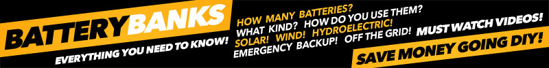 Battery Bank DIY for emergency backup or off the grid living!