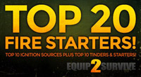 Top 20 Survival Fire Starters!