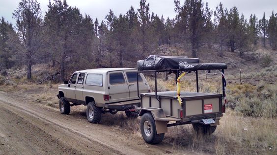 Bug Out Chevy Suburban With Bug Out Trailer!