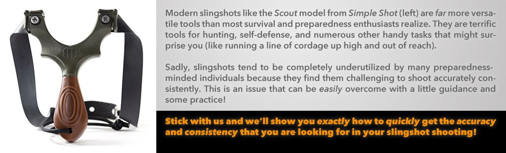Simple Shot Scout Slingshot Survival Bushcraft Accuracy